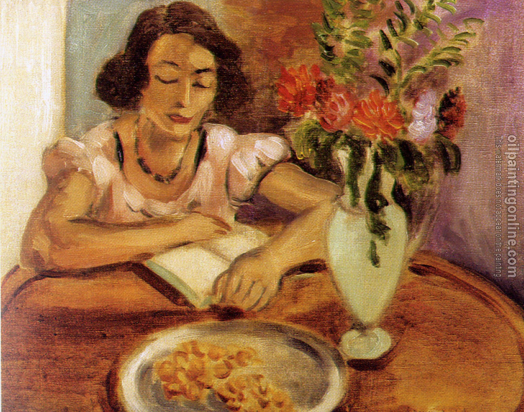 Matisse, Henri Emile Benoit - woman reading